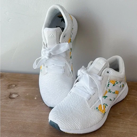 ADIDAS Edge Lux 4 'Floral Print' RUNNING SHOES Size 8 - Picture 3 of 11